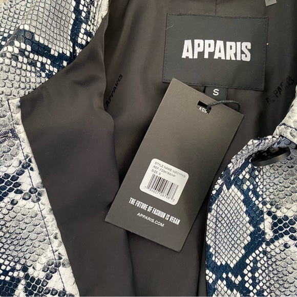 NWT APPARIS INGRID PYTHON TRENCH COAT - Picture 8 of 15